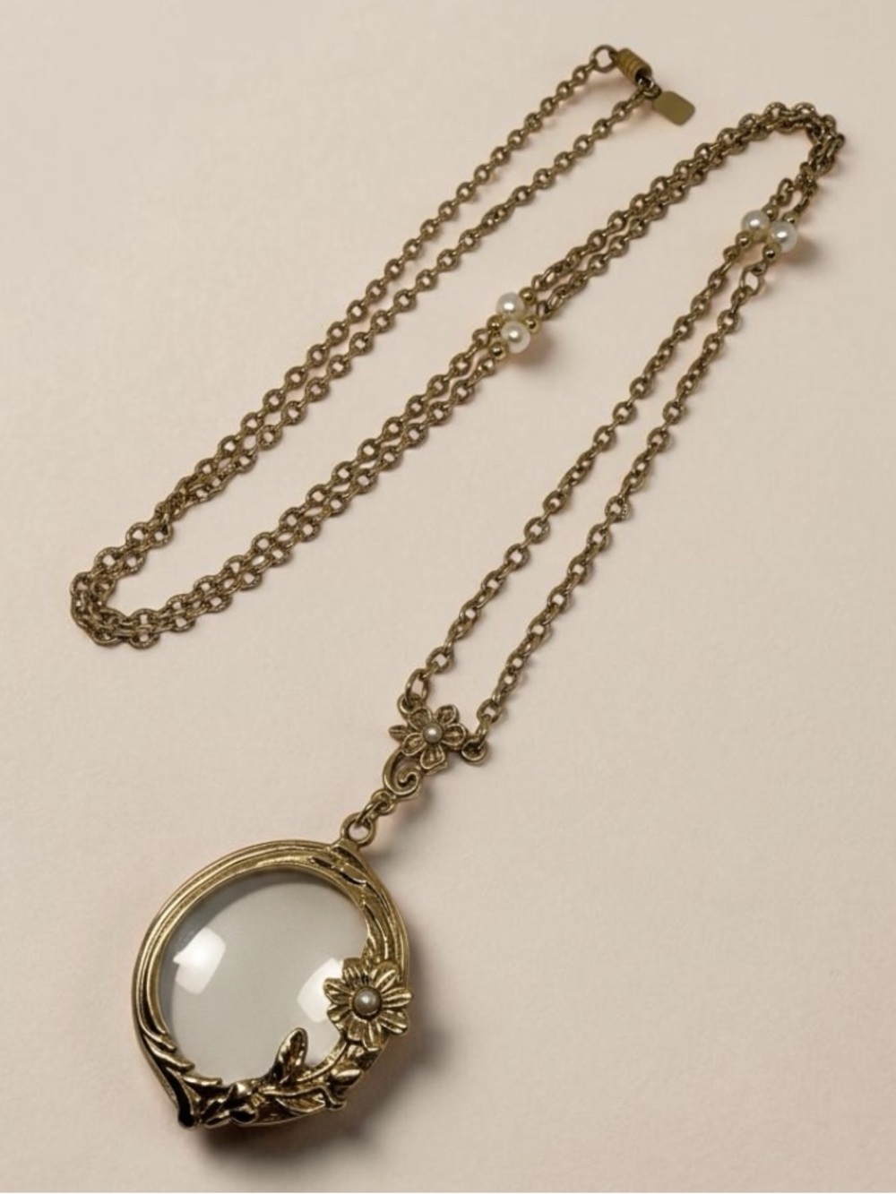 1928 Jewelry Co Magnifying Glass Pendant Necklace